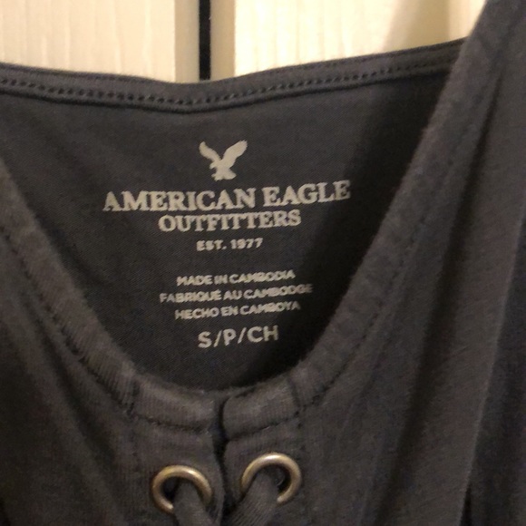 American Eagle Outfitters Navy Blue Top - Picture 5 of 7